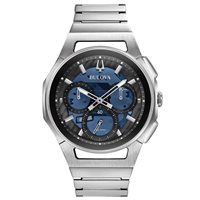 Orologio Bulova Uomo Curv Progressive in Acciaio 96A205 - 96A205